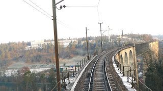 ★ Cab ride 🇨🇭Glattbrugg  🇩🇪Singen Switzerland to Germany at sunrise 2018 [upl. by Hufnagel]