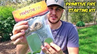 Primitive Fire Starting Kit [upl. by Oicnerual]