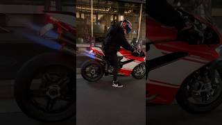 DUCATI 1299 Superleggera Panigale R 1199 1299 V4 Akrapovic full exhaust sound🔥 [upl. by Suedama]