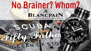 Blancpain Swatch Scuba Fifty Fathoms The Ocean of Storms All Black  No brainer for whom Not me [upl. by Keever]