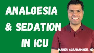 Analgesia amp sedation in ICU part 1 [upl. by Aihsena]