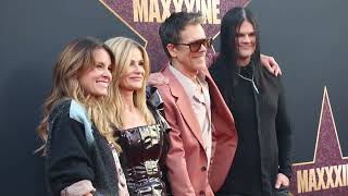 Sosie Bacon Kyra Sedgwick Kevin Bacon amp Travis Bacon  premiere of MaXXXine [upl. by Dreddy]