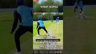 VIRAT KOHLI BATTING PRACTICE IN AUSTRALIA BEFORE BGT TROPHY viratkohli cricket shorts ytshorts [upl. by Sandor]