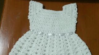 Vestito neonata uncinetto crochet vest [upl. by Maddeu]