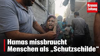 Scharfe Kritik der EU Hamas missbraucht Menschen als „Schutzschilde“  kronetv NEWS [upl. by Baerl]