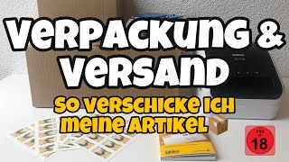 Wie verpacke amp versende ich meine Ware📦  Etikettendrucker Verpackungen DHL Geschäftskunde usw💡 [upl. by Aalst]