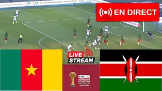 🔴EN DIRECT Cameroun contre Kenya  Éliminatoires AFCON 2025  Match en direct aujourdhui [upl. by Ausoj469]