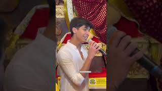 Singer Shaan Son Sing Song Live Ganpati Festival singershaan shaan singer liveperformance [upl. by Nikal]