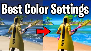 The BEST Colorblind Mode for Fortnite Chapter 4 Best Color Settings [upl. by Anide]