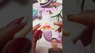 Putri Duyung Dari Clay ⁉️ diy airclay clay clayclay doll clayworks [upl. by Ytomit626]