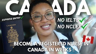 Foreign nurses DO THIS amp you WILL be able to work as a nurse in CANADA‼️Canada migration for nurses [upl. by Aihseit]