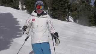 Harald Harb How to Ski Series 2 Lesson 5 Bending flexing knees and legs [upl. by Pepper]