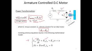 Modeling of Electromechanical Systems  Lecture 07 [upl. by Lak687]