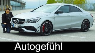 Mercedes CLA Coupé 45 AMG FULL REVIEW test driven 381 hp MercedesAMG [upl. by Sosthina]