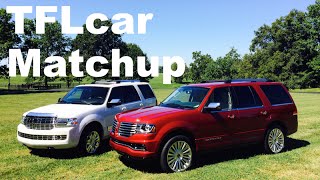 2015 Lincoln Navigator vs 2014 Navigator Matchup First Drive Review Old vs New [upl. by Northway]