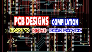 PCB Designs You Need to See EasyPC DesignSpark amp KiCad [upl. by Sloane]