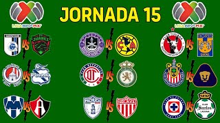 JORNADA 15 LIGA MX APERTURA 2024 [upl. by Michaeu]