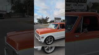 1971 Chevy C10 Gas Station amp Car Show TakeOver carevent cartok automobile [upl. by Bolger]