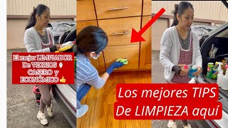 El mejor limpiador de vidrios casero TRUCOS DE LIMPIEZA QUE LE ENCANTARAN BRILLAMOS LOS GABINETES [upl. by Doxia]