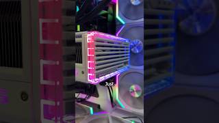 The Nvidia RTX 4090 graphics card in this gaming pc is a huge piece of tech technology shorts [upl. by Darell335]