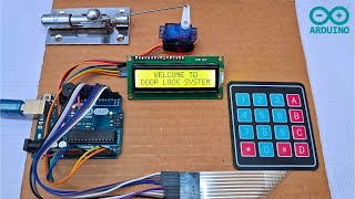 How to make password door lock arduino project  Arduino Project [upl. by Emya379]