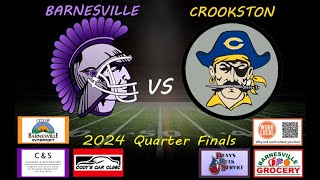 Barnesville High School vs Crookston High School Mens Varsity Football [upl. by Syramad]