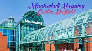 Meadowhall shopping centre Sheffield  walkingtour [upl. by Anilah409]