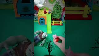 Peppa pig family 2 peppa peppapig toys viral shorts [upl. by Nemrak]