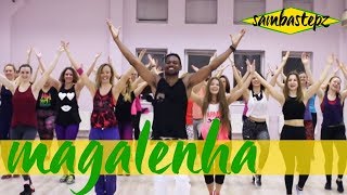 Magalenha Samba Zumba  How to dance Magalenha  Sergio Mendes [upl. by Laenaj]