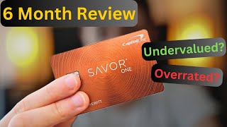 Capital One Savor One After 6 Months  BEST Cash Back Credit Card in 2024 [upl. by Rilda]