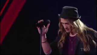 The Voice  Incrível performance Travis Cormier  Dream On  Aerosmith [upl. by Ennaylime]