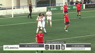 UE Tavernes 1  2 CF Benidorm 202324 [upl. by Ahsenot]