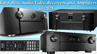 Top 5 Best Audio and Video Receivers and Amplifiers in 2025  Home Theater Speaker [upl. by Ima220]