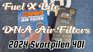 FuelX Lite and DNA stage 2 air filters for 2024 Svartpilen 401 [upl. by Isidora]