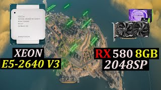 XEON E52640 V3  RX 580 8GB 2048SP  WARZONE 30  REBIRTH ISLAND Competitive Settings 1080p [upl. by Sundberg]