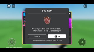 Sniping Christmas Defender Shield Free UGC Limited [upl. by Jennilee881]