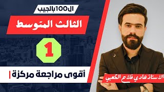 أقوى مراجعة مركزة للوحدة الأولى كاملة  انكليزي الثالث المتوسط [upl. by Aiouqahs]