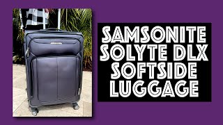 Samsonite Solyte DLX Expandable Spinner Luggage Review [upl. by Halbert]