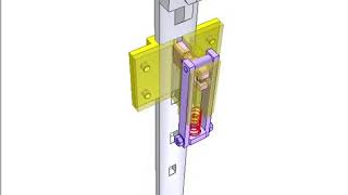 Linear ratchet mechanism 1 [upl. by Yrelbmik]