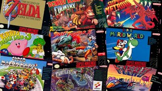 Top 300 best Super Nintendo games in chronological order 1991  1997 [upl. by Aivon]