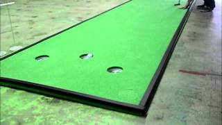 Double Thickness and Double Depth Hole Option for Giant BirdieBall Putting Green [upl. by Yelahc157]