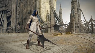 Elden Ring Weapon Showcase  Halberd Powerstance [upl. by Guevara39]