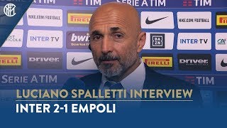 INTER 21 EMPOLI  LUCIANO SPALLETTI INTERVIEW quotWeve reached our targetquot [upl. by Enehs953]