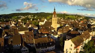 Zofingen von oben Luftaufnahmen über der Altstadt [upl. by Prady]