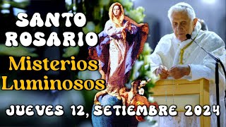 🔵SANTO ROSARIO EN LATÍN MISTERIOS LUMINOSOS Setiembre 12 2024 [upl. by Anomahs708]