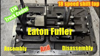 Eaton fuller transmission shift top assembly etrtruckcenterenginedrivet8918 [upl. by Legim]