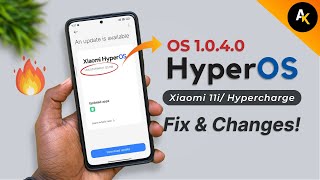 🔥Xiaomi 11i 5G New HyperOS 1040 Update Bug Fix amp Changelog [upl. by Nylirrehs416]