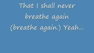 Toni Braxton  Breathe Again Lyrics [upl. by Llorrac]