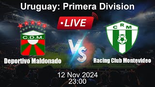 🔴 LIVE Deportivo Maldonado vs Racing Club Montevideo  Live Football Score [upl. by Hsekar]