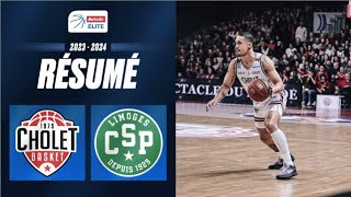 Cholet vs Limoges  Resume 20232024  LNB Officiel [upl. by Leiva408]